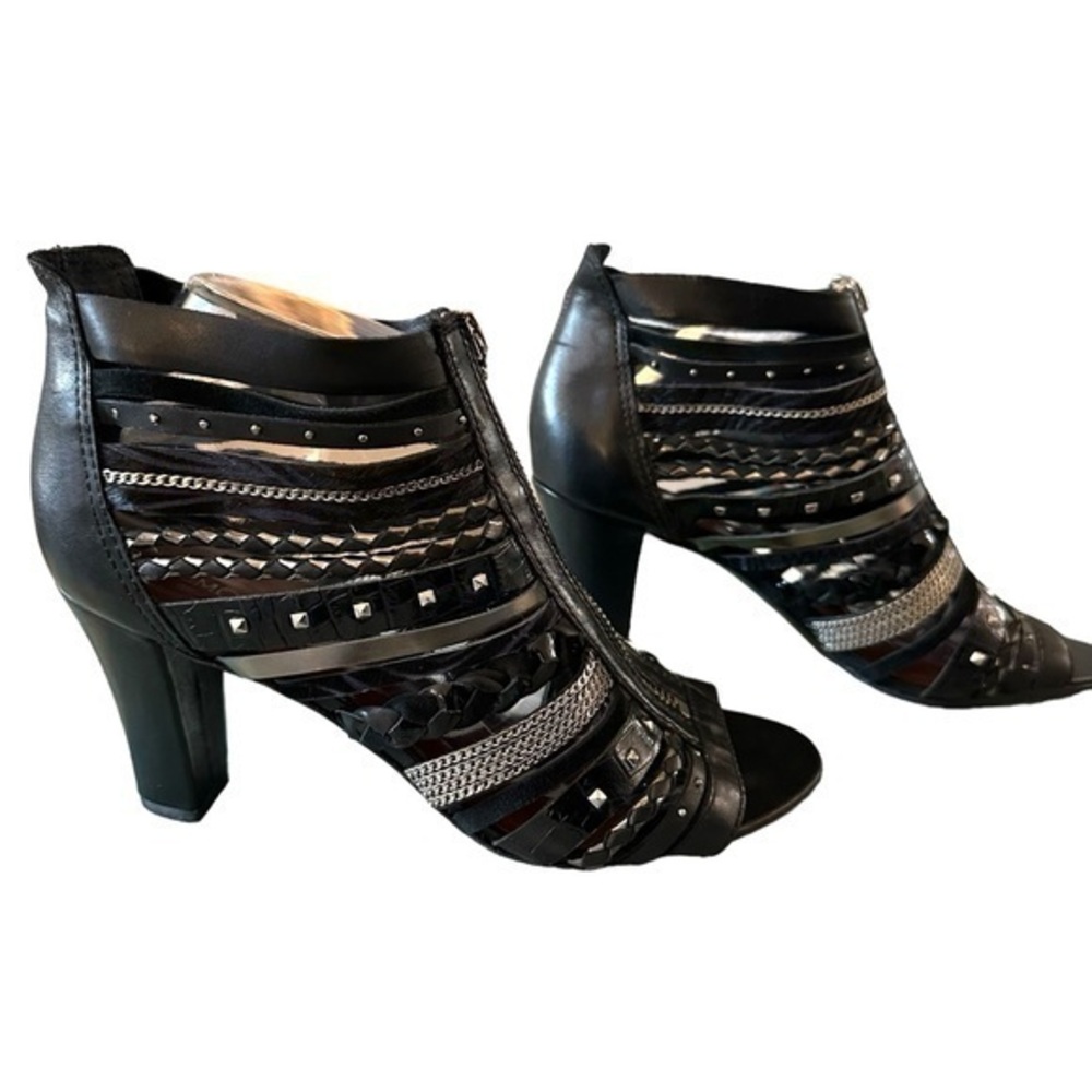 Cosmo Paris Caged Heel Sandals